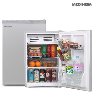 메디하임 77리터 사무실 기숙사 원룸 소형 미니 냉장고 MHR-70GR 실버