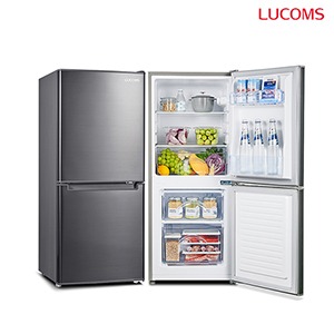 루컴즈 106L 냉장고소형 미니 원룸 사무실 콤비 일반냉장고 R10H01-S